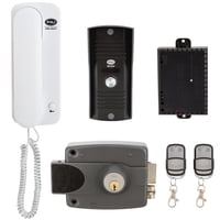 Kit Portero Poli Cerradura Eléctrica + Controles Remotos