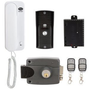 Kit Portero Poli Cerradura Eléctrica + Controles Remotos