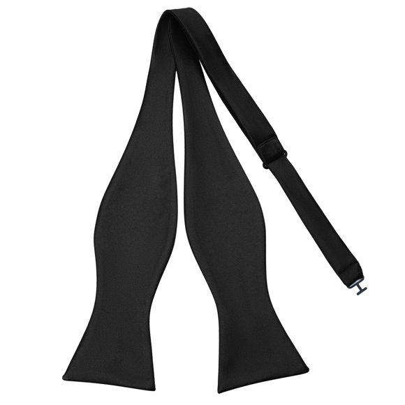Corbata de moño PenSee Silk 98,5 cm negra autoajustable