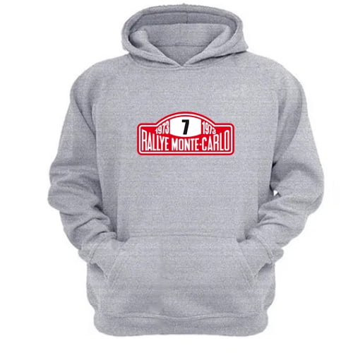 Polerón Canguro Rally Montecarlo Gris Claro Talla Xs Unisex