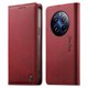 thumbnail image 1 of Funda Billetera de Cuero para [Realme 12 Pro/12 Pro Plus], Bloqueo RFID, Tarjetas y Soporte Rojo, 1 of 5