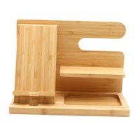 Magideal - Estación De Acoplamiento Para Teléfono, Organizador De Relojes, Soporte Para Llaves Multifunción Único, Soporte Para Teléfono Para Escritorio De Dormi