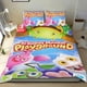 thumbnail image 1 of Mis Monstruos Cantantes Conjunto de sábanas temático, trío de piezas, cómodo y amigable con la piel, diseño único, regalo de decoración para el hogar para familiares, amigos y fans,140cm *210cm, 1 of 6