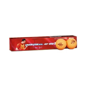 Genérico - Caja De 6 Pelotas Abs+Polimero De Ping Pong 3 Estrellas Groupstar – Gs5013