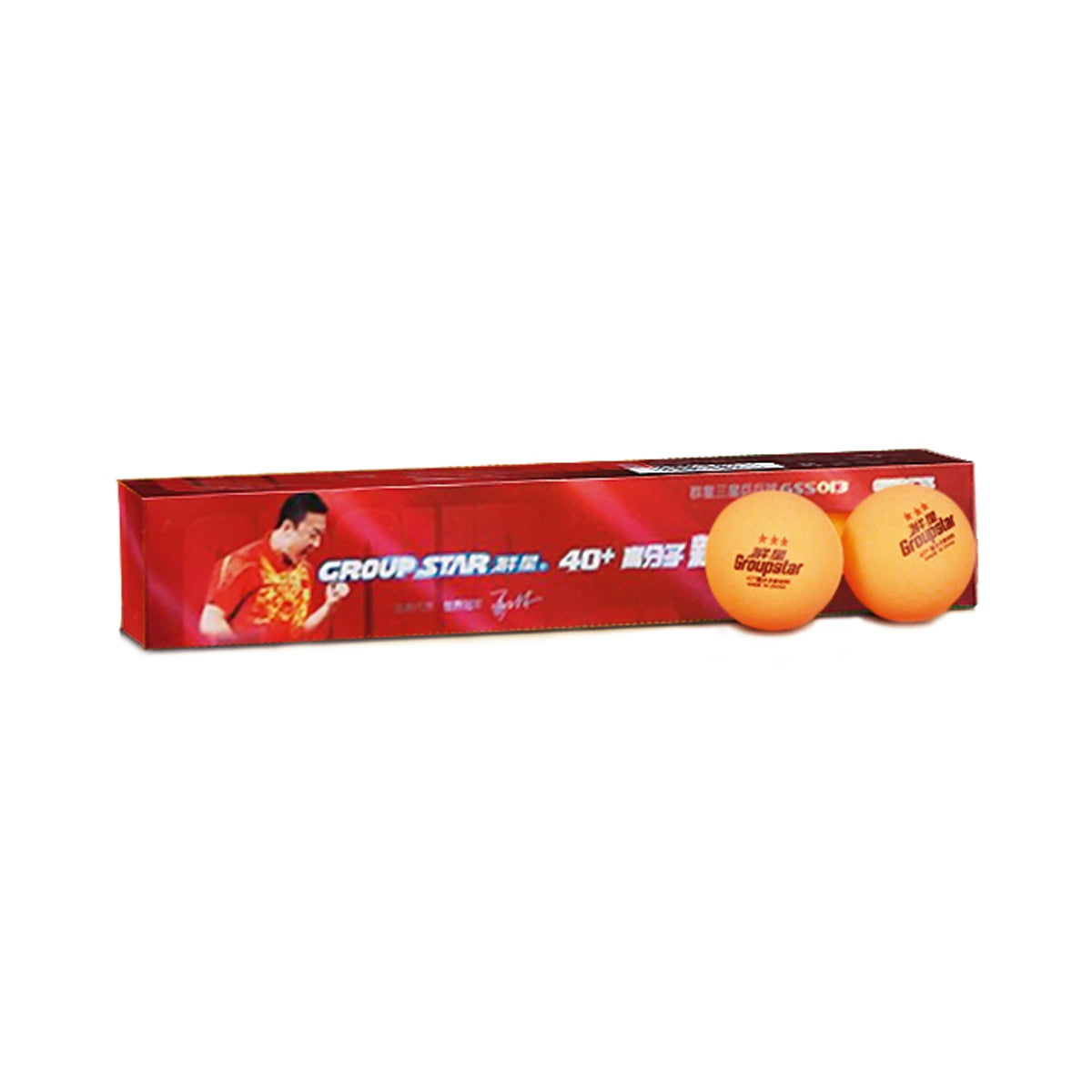Genérico - Caja De 6 Pelotas Abs+polimero De Ping Pong 3 Estrellas Groupstar – Gs5013