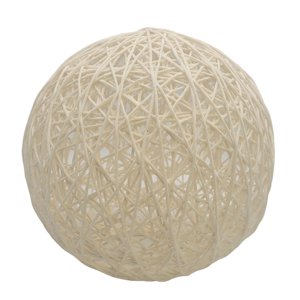 Ioensy - Soporte De Lámpara De Pantalla De Bola De Cuerda De Papel, Pantalla De Luz Colgante Para Casa De Té