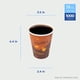 thumbnail image 3 of Vasos de papel para café caliente, 12 onzas, 1000 unidades, desechables [90 ml], 3 of 6