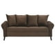 thumbnail image 1 of Sofa Lua 3C Felpa 20 Chocolate, 1 of 6
