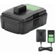 thumbnail image 1 of Cargador de Batería Hanaix 12V 3Ah para Ryobi CB120L CB121L, 1 of 7