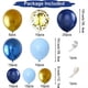 thumbnail image 1 of 97pcs, Navy Blue 10/5 Inch Balloon Garland Arch Set, Metallic Blue And Macaron Blue Balloons, Gold Confetti And Metallic Gold Balloon Arches For Birthday Party Decoration Wedding Bridal Shower Baby Sh, 1 of 2