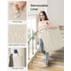 thumbnail image 4 of Cesta de lavandería SONGMICS Rolling 140L con ruedas de 2 secciones, 4 of 7