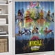 thumbnail image 5 of Invencible-theme 4-Piece Shower Curtain Set with Rugs, Waterproof Bathroom Decor Set Includes Bath Mat, U-Shaped Rug, Toilet Lid Cover and Curtain with Hooks, 5 of 6
