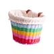 thumbnail image 2 of Cesta De Bicicleta Para Niños, Color Arcoíris, Cesta De Bicicleta Para Niños Y Niñas Que Montan S Con Forro De Tela, 2 of 3