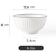 thumbnail image 2 of Pack 4 Plato Bowl Sopero Decorativo Diseño Lineas Redondo, 2 of 2