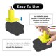 thumbnail image 2 of Adaptador de Power Wheel Crivnhar para batería Ryobi 18 V con fusible de 30 A y cable de 32 cm, 2 of 5