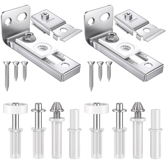 Kit de herrajes para puerta plegable FEAOXYO de acero inoxidable y nylon