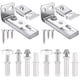 thumbnail image 1 of Kit de herrajes para puerta plegable FEAOXYO de acero inoxidable y nylon, 1 of 7