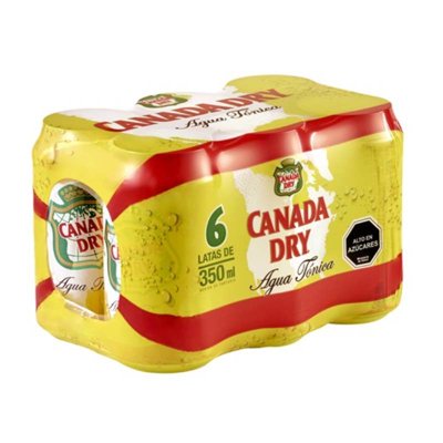Agua Tónica Pack Lata 6 Un Canada Dry