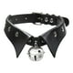 thumbnail image 1 of Collar De Gargantilla Estilo Rock Collar De Cuero De PU De Moda Para Niñas Cosplayer Negro, 1 of 4