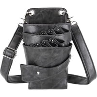 Xusx111 - Bolsa De Tijeras De Peluquería, Peluquería De Cuero Salón Tijeras De Peluquería Bolsa De Herramientas Del Estilista Del Pelo Con Cinturón De Hombro