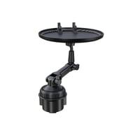 Xusx111 - Bandeja Del Soporte De La Copa Para El Coche, Mesa De Bandeja Del Coche Con Ranura Para Teléfono Celular, Bandejas De Coche Ajustables De 360 ° Para Comer, Bandeja Del Soporte De La Copa Del