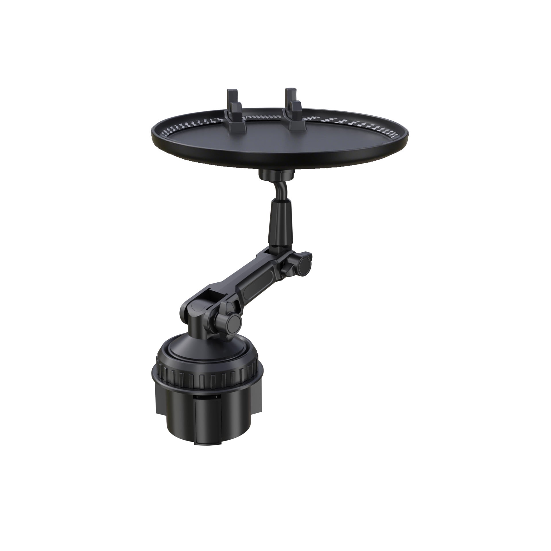 Xusx111 - Bandeja Del Soporte De La Copa Para El Coche, Mesa De Bandeja Del Coche Con Ranura Para Teléfono Celular, Bandejas De Coche Ajustables De 360 ° Para Comer, Bandeja Del Soporte De La Copa Del