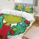 thumbnail image 2 of Merry Christmas Grinch 3 Pieces Duvet Cover Set Full Size Super Soft Fade Resistant Microfiber, 2 of 4