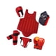 thumbnail image 1 of Conjunto De Equipo De Protección Para Boxeo, Casco Para Entrenamiento Deportivo, Kickboxing, Taekwondo, Color Rojo L, 1 of 5