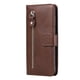 thumbnail image 4 of Funda con Cremallera para Samsung Galaxy A12 5G, Carcasa Cartera de Cuero PU con Soporte y Tarjetero, 4 of 5