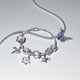 thumbnail image 3 of Dije Pandora Doble Colibrí Plata de Ley Púrpura, 3 of 5