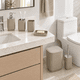 thumbnail image 3 of Set De Baño Completo 6 Piezas De ABS Con Basurero Dispensador Y Escobilla Color Taupe, 3 of 8