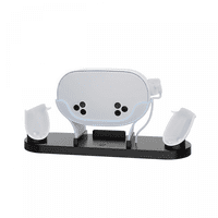 Genérico - Multi Funcional Vr Casco Base De Carga Para Meta 3S Mango Universal Colorido Base De Carga De Sobremesa-Negro