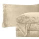 thumbnail image 1 of Juego de sábanas Elegant Comfort Velvet Frannel Twin XL Cream, 1 of 9