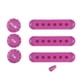 thumbnail image 4 of Juego De Puntas De Interruptor De Perillas Y Cubierta De Pastilla De Guitarra Rosa Oscuro, 4 of 5