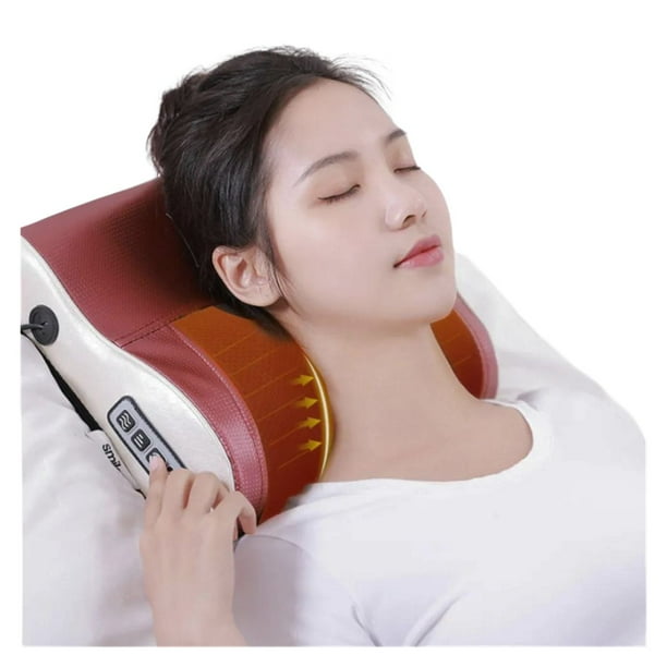 Almohada Masajeador cuello masaje Cojin Infrarrojo masaje