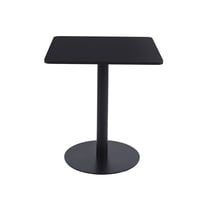 Klik Muebles - Mesa Restaurant 70X70 Tubo Metal Cubierta Mdf