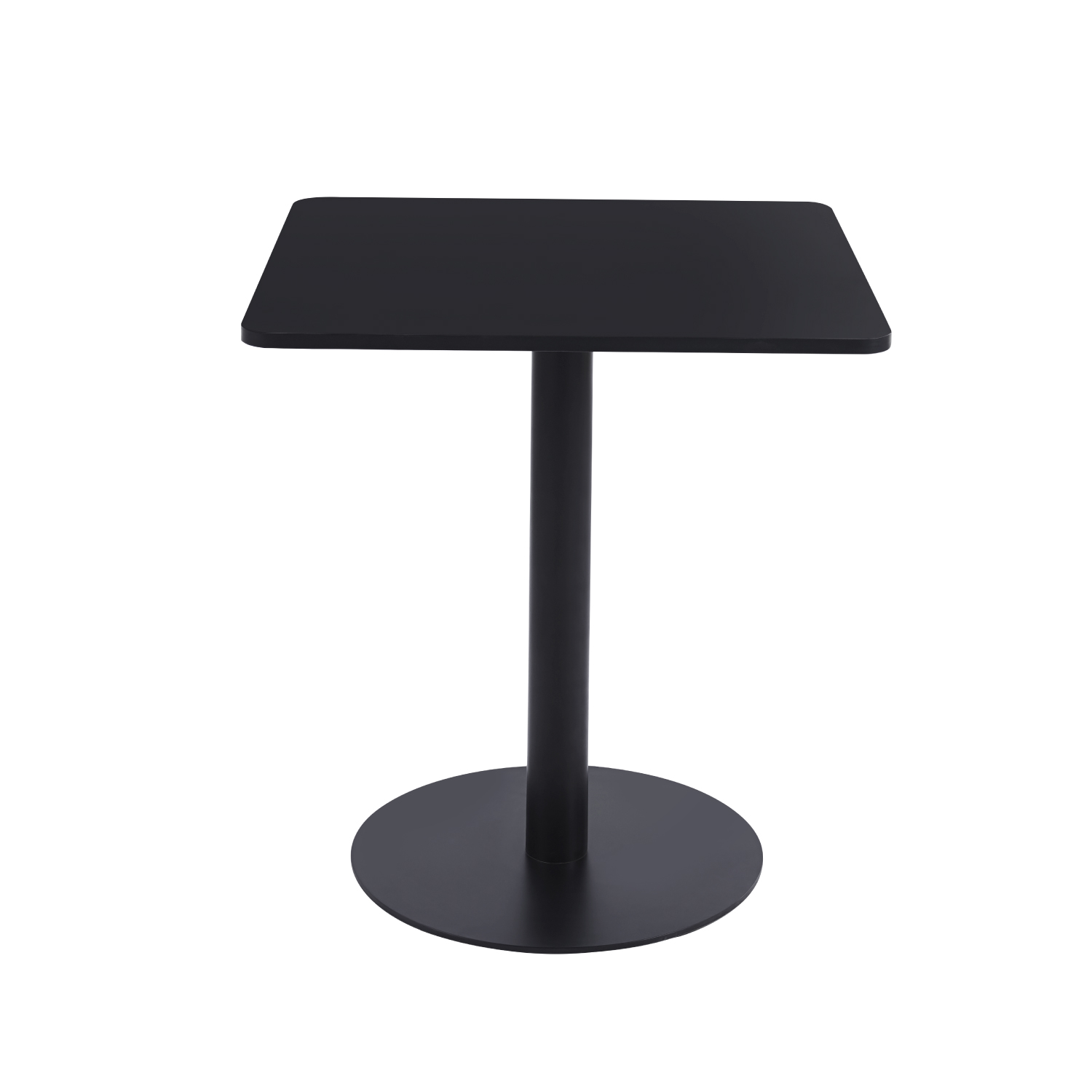 Klik Muebles - Mesa Restaurant 70X70 Tubo Metal Cubierta Mdf