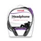 thumbnail image 2 of Auriculares Maxell HP200 con micrófono, cable de 1,8 m, negros, 2 of 4