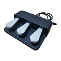 Bothyi - Pedalera De Sustain Suave De 3 Pedales Para Pianos Y Teclados Digitales