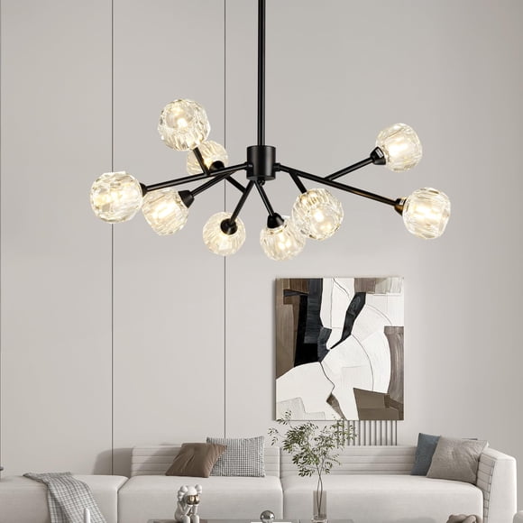 Candelabro Weesalife 76 cm 9 luces de cristal