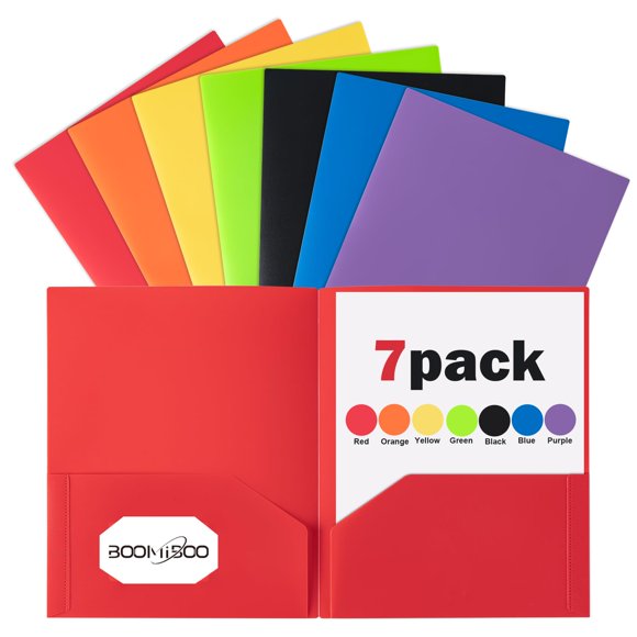 Carpeta de archivo BOOMIBOO 7 unidades colores surtidos