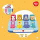 thumbnail image 1 of Animales Saltarines Interactivos con Botones, 1 of 1