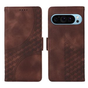 Carcasa Foxdock Google Pixel 9 De Cuero Pu, Diseño Acolchado Clásico, Protección Contra Caídas Y Rayones