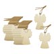 thumbnail image 4 of 50x Colgantes De Recortes De Madera Sin Terminar Para Manualidades, Pintura, Decoraciones De Fiesta, Ángel, 4 of 5