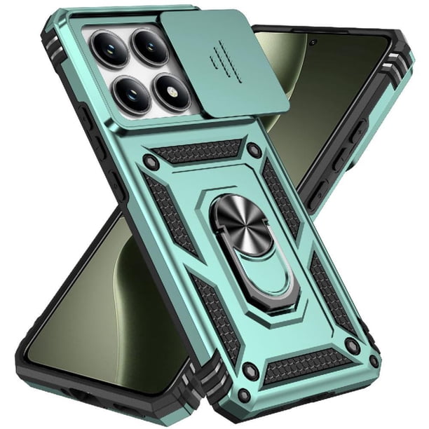 Estuche GANGXUN para Xiaomi 14T, soporte giratorio 360°, estilo mecánico y magnético