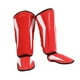 thumbnail image 3 of Muay Thai Kickboxing Espinilleras Piernas Protectores De Pies Para Boxeo Kickboxing Sanda Rojo M, 3 of 3