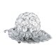 thumbnail image 3 of Candelabro De Cristal Té Luz Candelabro Boda Decorativo Plata, 3 of 5