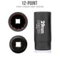 thumbnail image 3 of Conector NEIKO 02521A, 29 mm, 1/2», Deep Impact, 12 puntos, 3 of 4