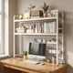 thumbnail image 1 of Organizador De Escritorio Multifuncional Con Repisa Metal Blanco Madera Arce, 1 of 8
