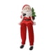 thumbnail image 2 of Figura De Papá Noel Sentado De Resina, Adorno Coleccionable Para Escritorio, Dormitorio, Interior, Sosteniendo El árbol A La Derecha., 2 of 3